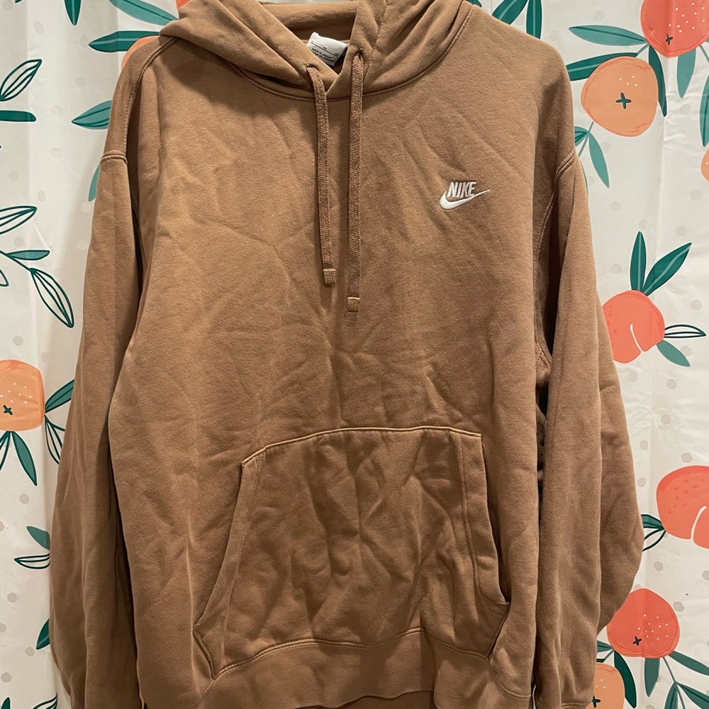 Nike Men's Tan Hoodie